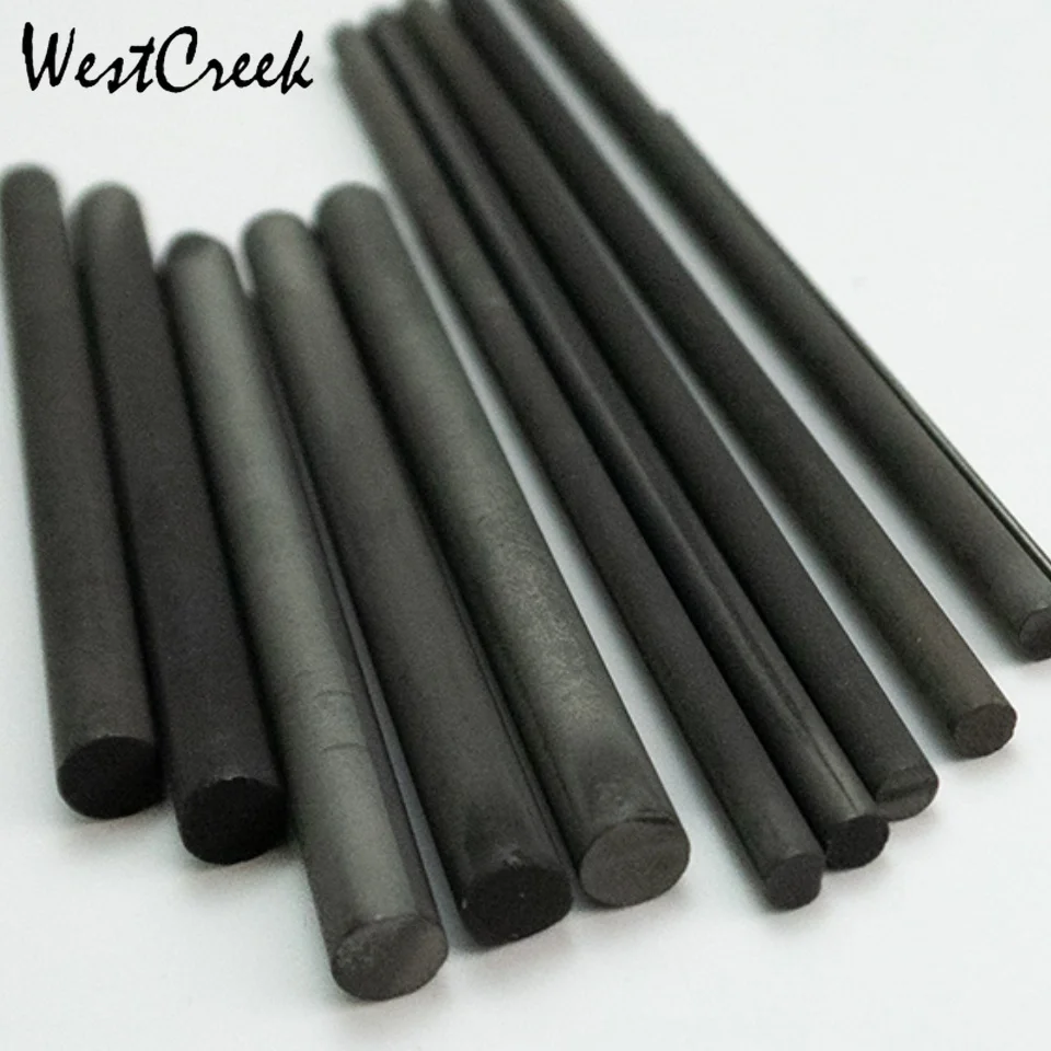 WESTCREEK Black Zirconia Ceramic Wear-resistant Insulation High Temperature Resistant Plunger Corrosion-resistant Stirring Rod