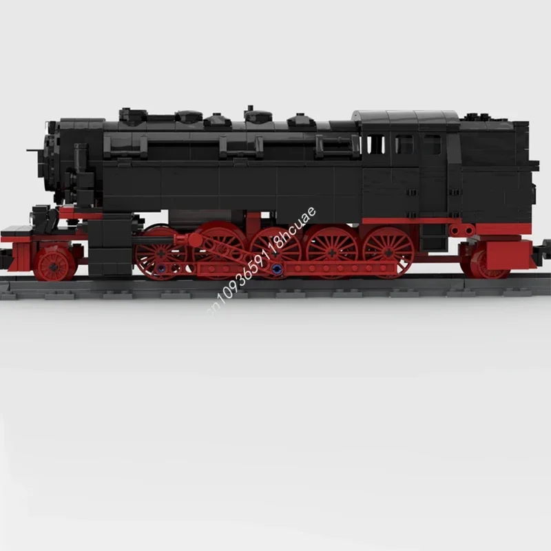 Набор строительных блоков MOC DRG 99 (721 деталь) - Поезд, готовый к выставке, коллекционный, для сенсорной интеграции, подарок на праздник