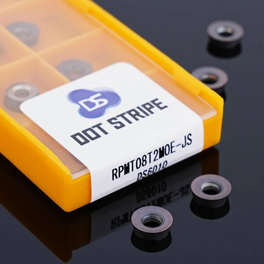 RPMT08T2 RPMT10T3 RPMW1003 RPMT1204 RPMT1606 MOE JS VP15TF Carbide Milling Cutting Tool RPMT 08T2 10T3 1204 1606 RPMW 1003 10PCS