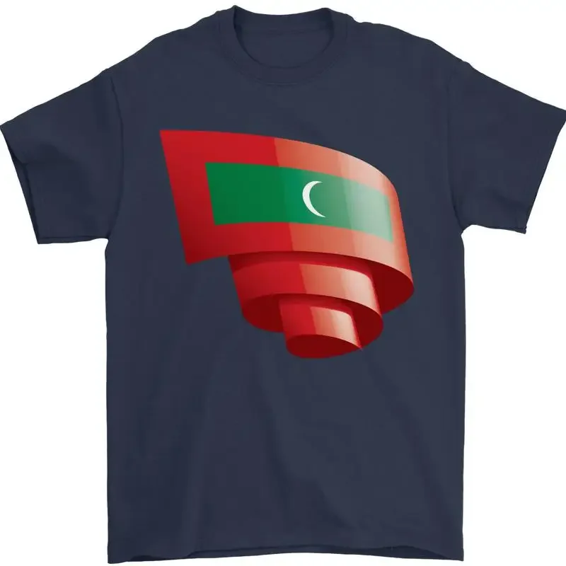 Krause Malediven Flagge Malediven Tag Fußball Herren 100% Cotton T shirt