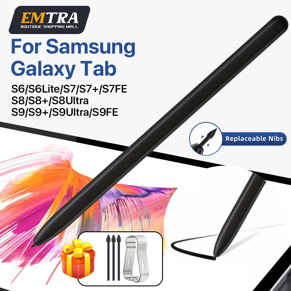 

EMTRA for Samsung Galaxy Tab S6 Lite S7 FE S8 Plus S9 Ultra Stylus for Samsung Pen with Pressure Sensing Eraser Touch Pen Pencil