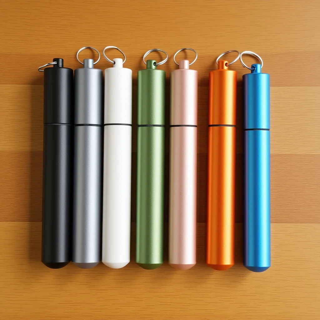 

Stainless Steel Foldable Straw 304 Food Grade Portable Reusable Drinking Tube For Travel Outdoor Home Office With Cleaning