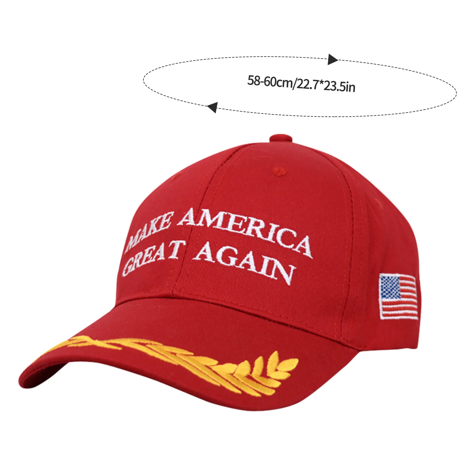 2024 USA Baseball Cap Polo Style Adjustable Embroidered Trucker Hats American Flag For Men And Women Black White Red Sports Hat