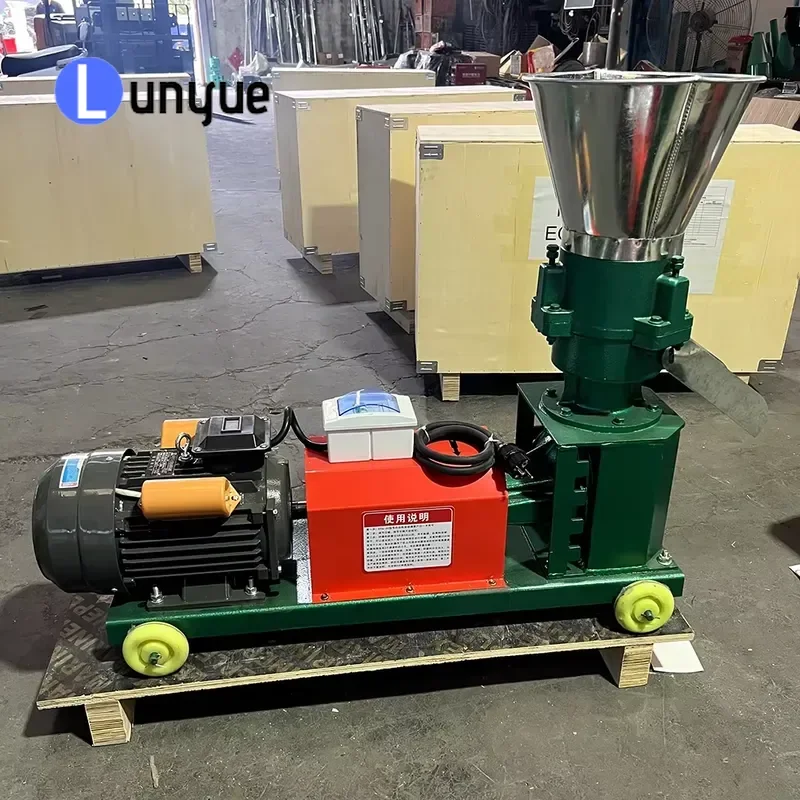 Stainless Steel Rabbit Feed Pellet Mill Small Pelletizer for Animal Feeds Processing Machine Compact Design Durable Efficient