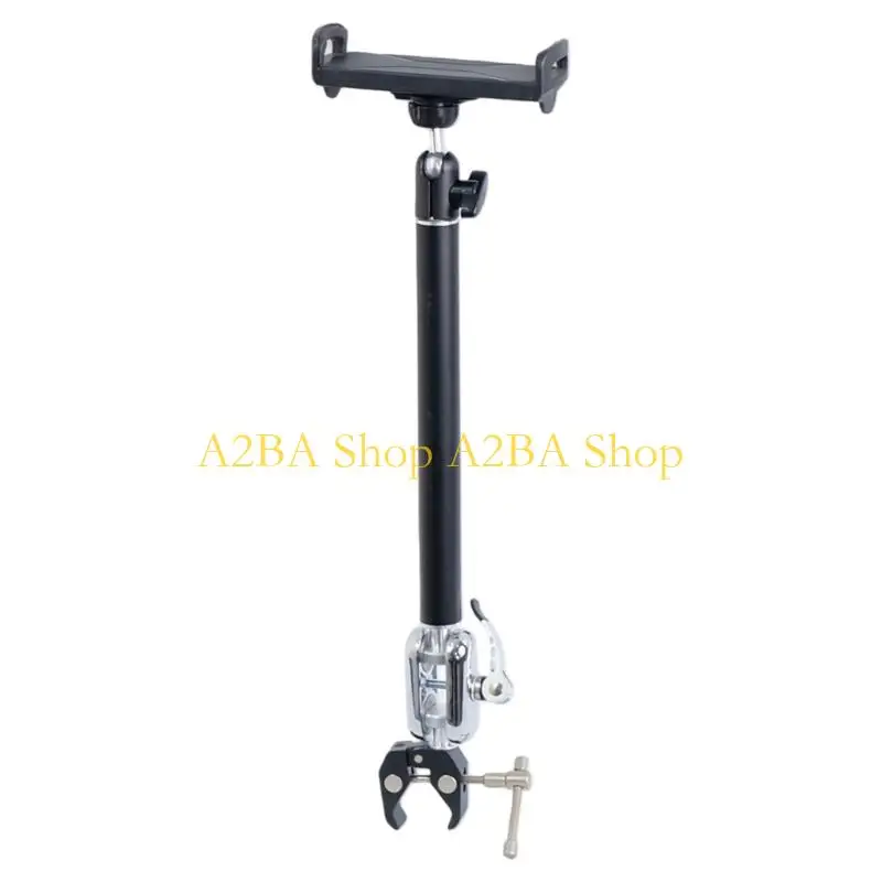 A2BA Adjustable 40Cm Long Metal Phone Mount Holder For Live Streaming And Photography