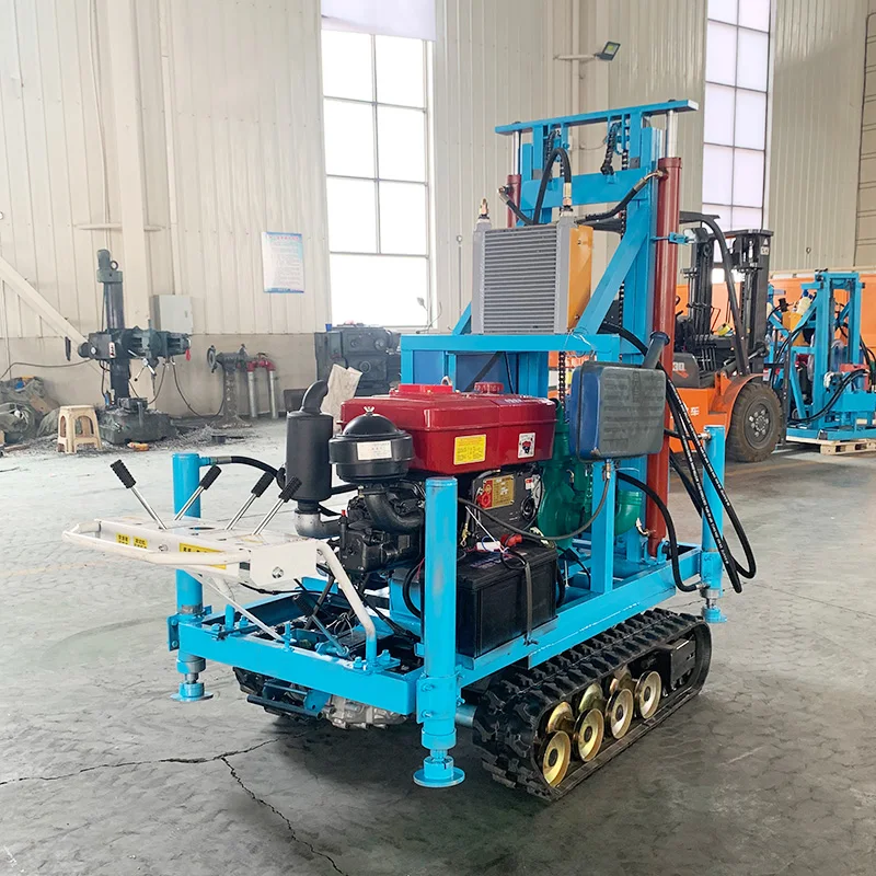 Portable Diesel Engine Water Well Drilling Rig Machine for Easy Access