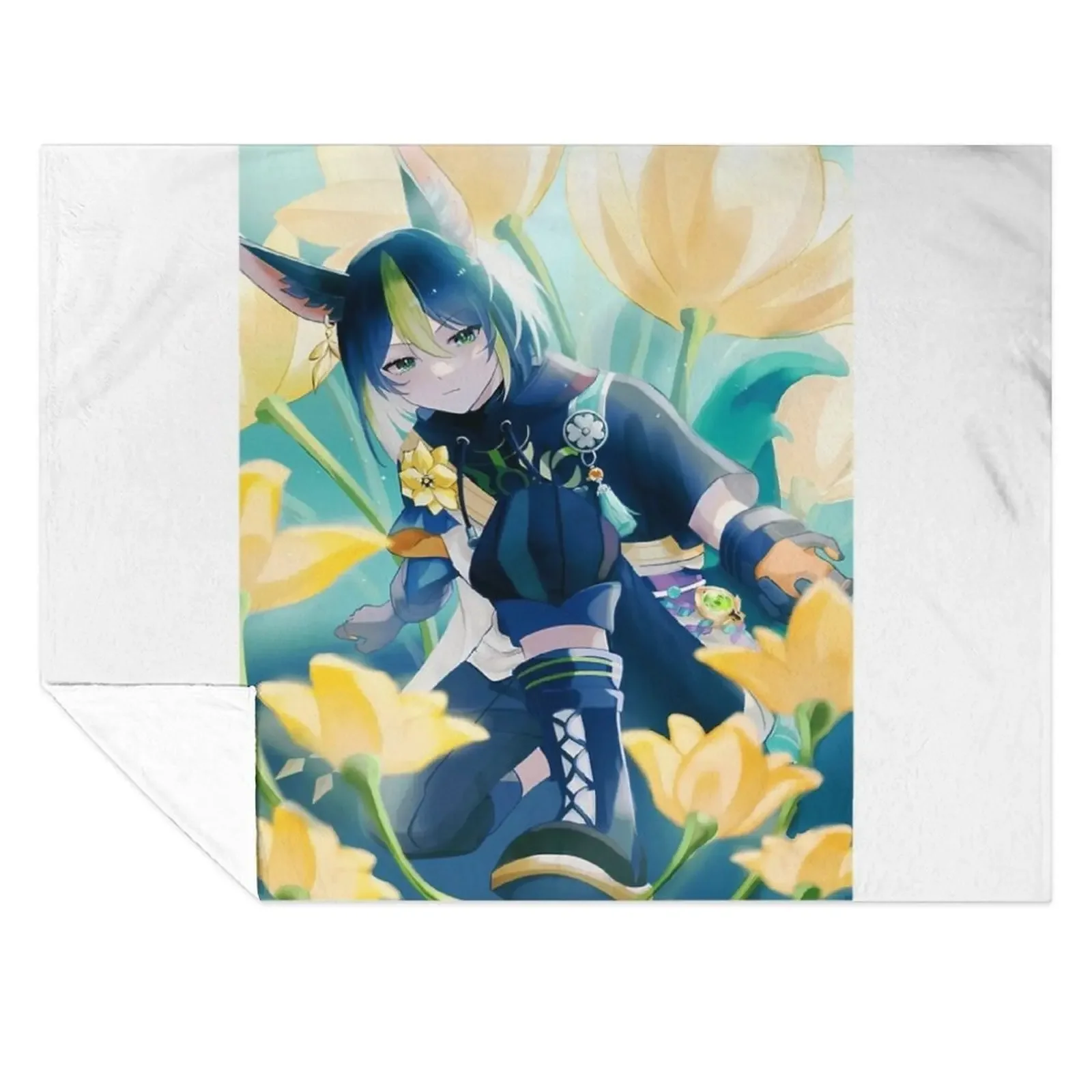 

Tighnari Throw Blanket warm for winter Beautifuls Flannels Retros Blankets