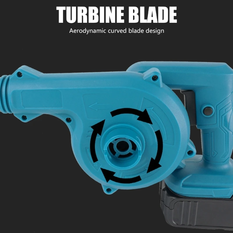 Leaf Blower ไร้สายไฟฟ้า Leaf Blower แบตเตอรี่ Lithium Blower พร้อมหัวฉีดน้ำหนักเบา Leaf Blowers สำหรับ Drop ship