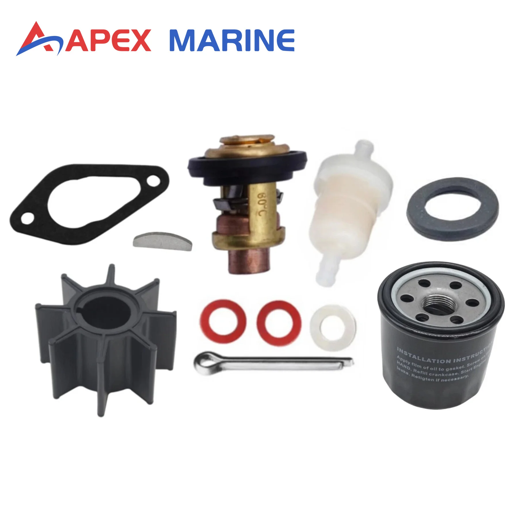 

Maintenance Service Parts Kit Fits for Tohatsu 9.9 15 20 HP MFS9.9 MFS15 MFS20 Boat Outboard Motors 3SA-87500-0 334-65021