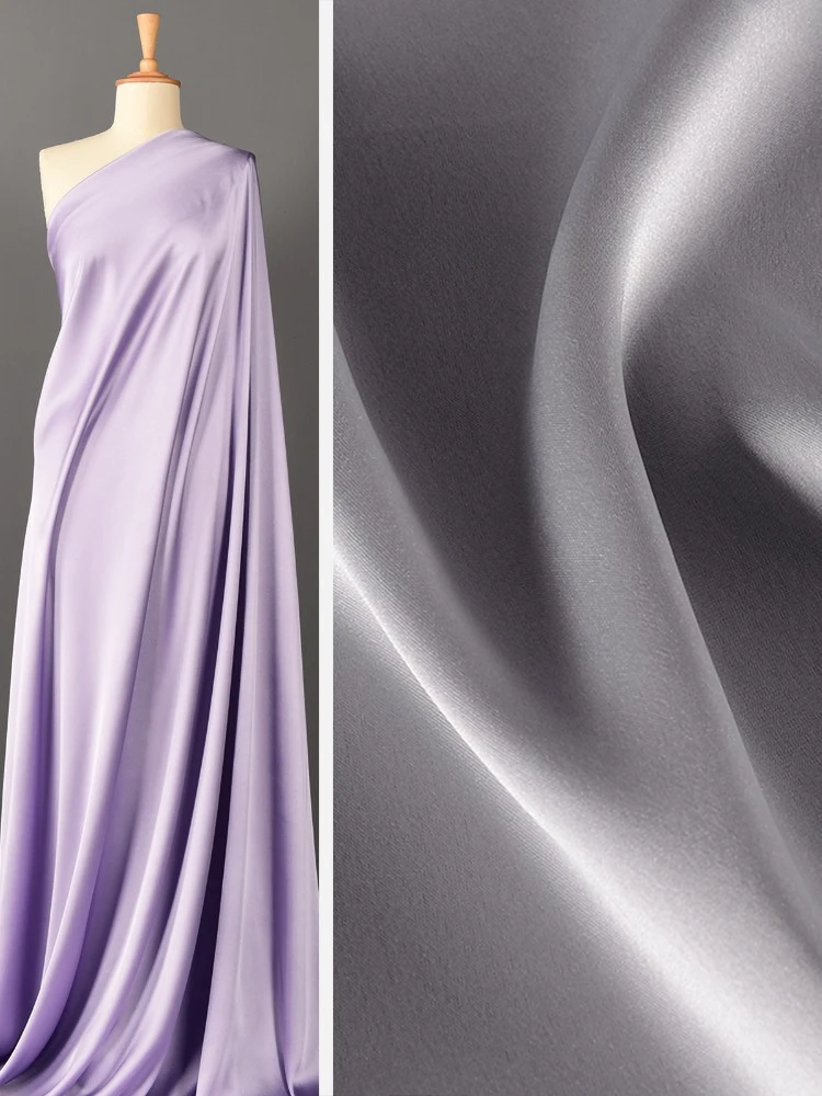 

Ткань wide152cmx50cmфиолетовая имитация ацетата атласная Глянцевая шелковая мягкая и гладкая «сделай сам» платье Чонсам брюки одежда для весны и лета