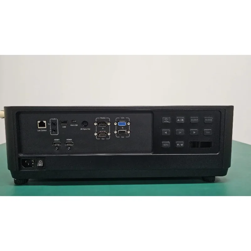 جهاز عرض ليزر Lumens DLP بدقة WUXGA ودعم 4K نشط ثلاثي الأبعاد 0.8 DMD رقاقة عدسة تركيز يدوية