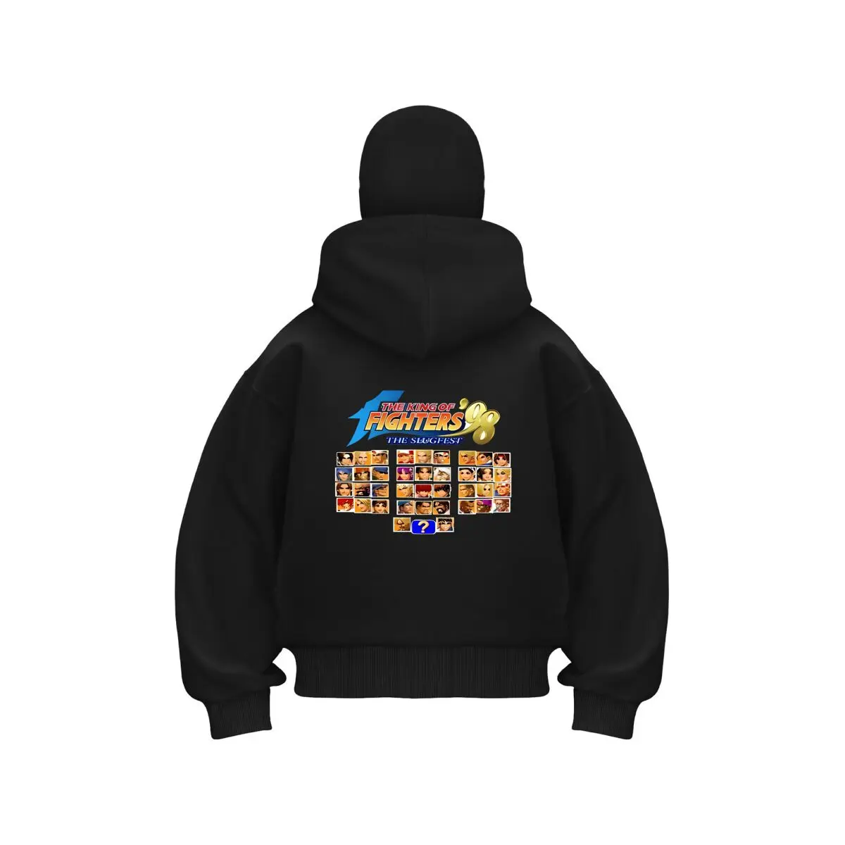 

King of Fighters аркадная игра искусство унисекс с двойным капюшоном осень-зима мужская одежда наряд в маске