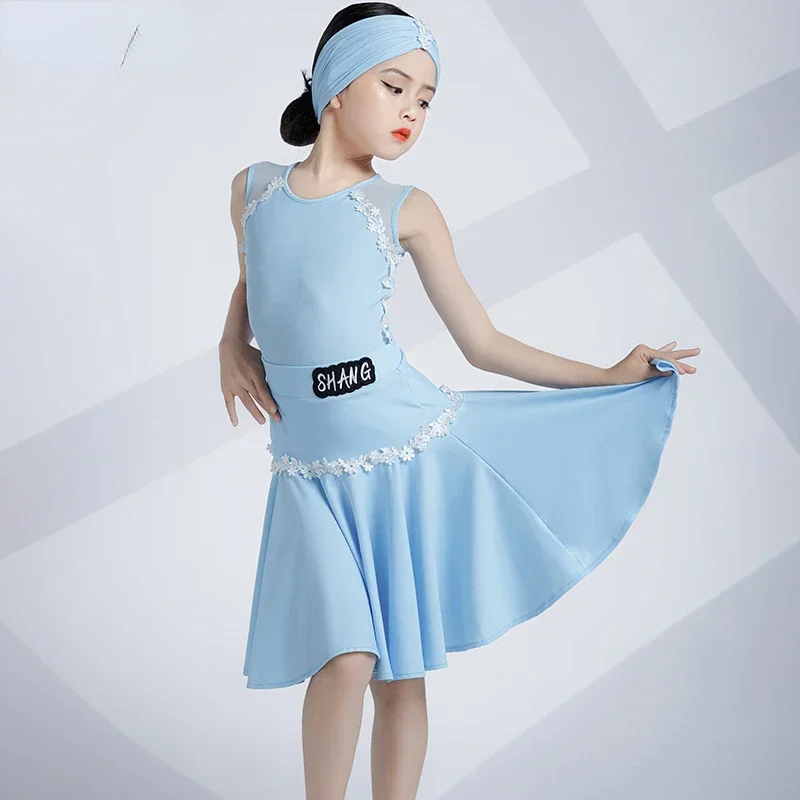 

Girls Modern Waltz Latino Dresses for Dancing Kids Ballroom Dance Dress Rumba Samba Children Samba Cha Cha Tango Dance Wear