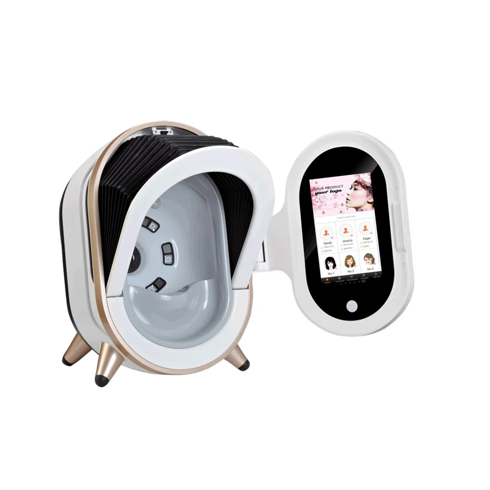 Lampe faciale miroir magique Portable, analyseur de détection de peau 3D M9, intelligent, professionnel, numérique 5D, pour iPad