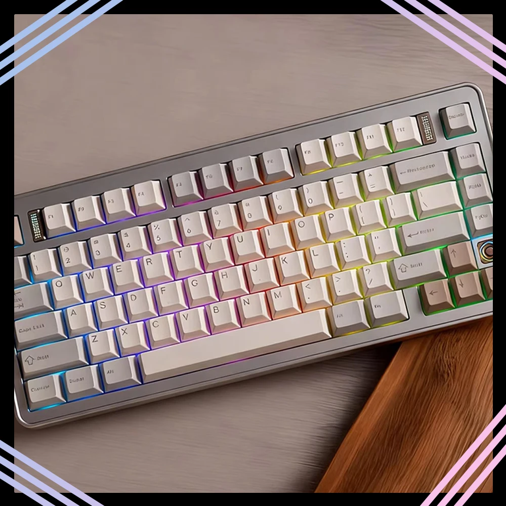 

Механическая клавиатура TICKTYPE EVO75, три режима подключения, низкая задержка, RGB-подсветка, игровая клавиатура с высокой износостойкостью, Gasket-крепление, Hot Swap, аксессуары для ПК, подарки