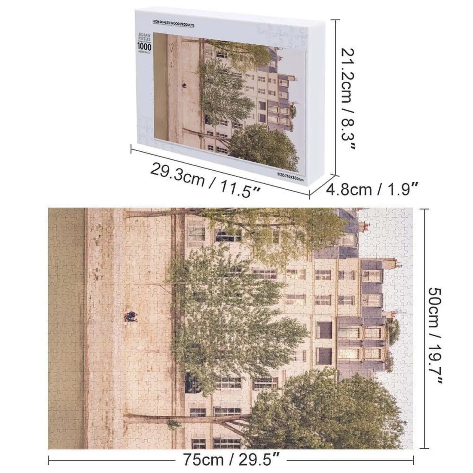 Vous, moi et la Seine - Paris voyage et architecture photographie Puzzle Nom personnalisé Photo personnalisée Puzzle animal