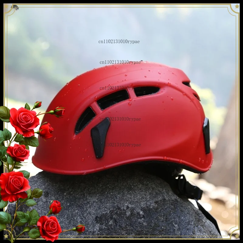 Outdoor speed climbing and rock climbing equipment, expansion helmet, cave exploration rescue, mountain climbing safety helmet