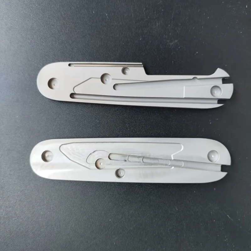 Balança de cabo de faca de liga de titânio cnc, para facas do exército suíço victorinox de 91mm, peça de corte de caneta esferográfica