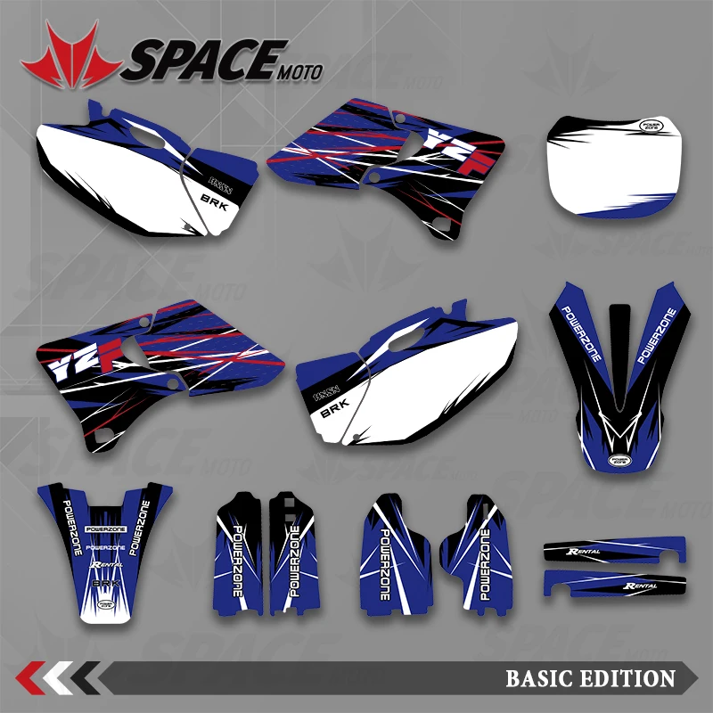 

SPACE MOTO Graphics Background Decals Stickers Motorcycle For YAMAHA 98-02 YZF250 400 426