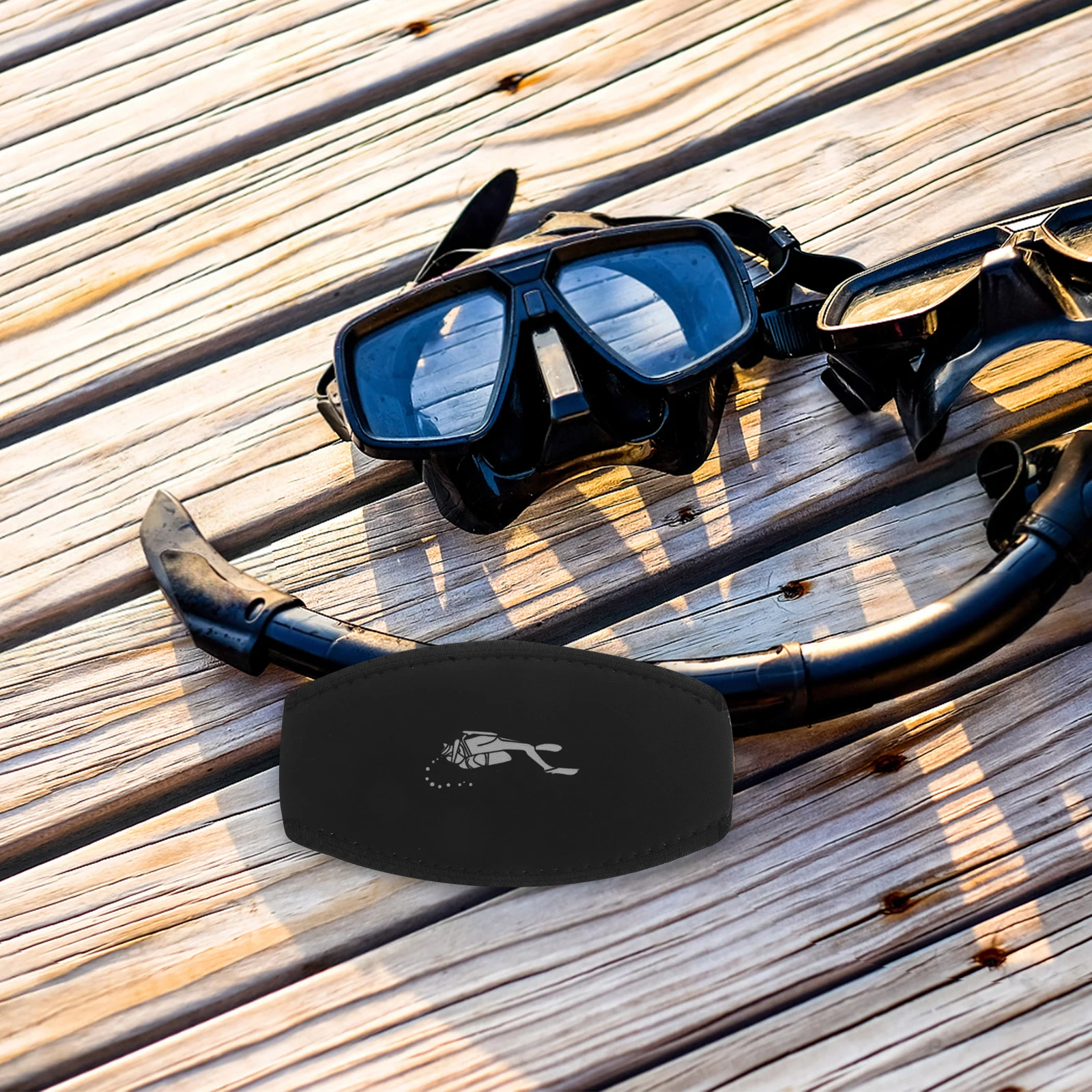 

Diving Mask Strap Cover Snorkel Accessories Comfortable Fit No Tools Needed Underwater Activities Sbr Material