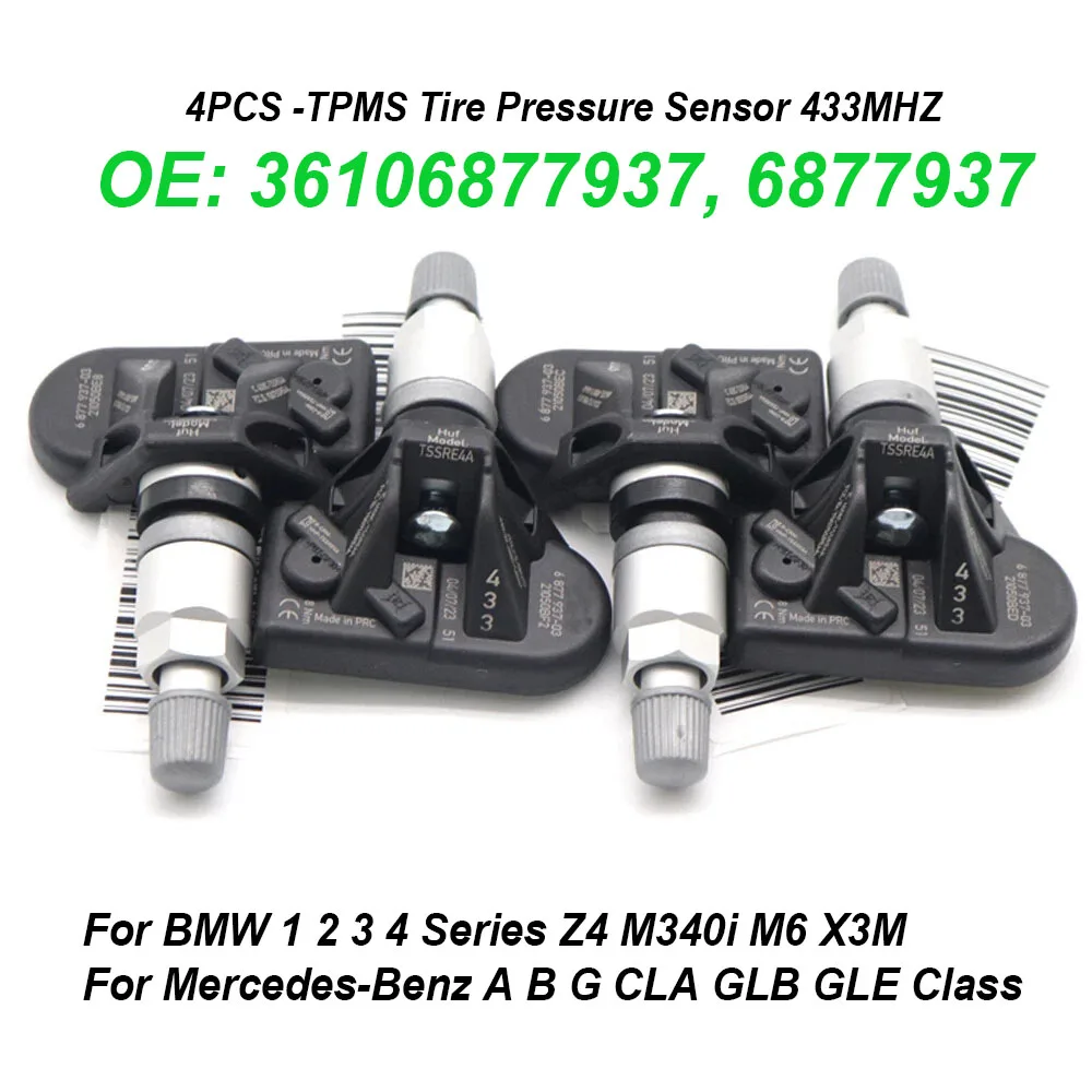 4PCS 433MHZ Tpms Ti… - image