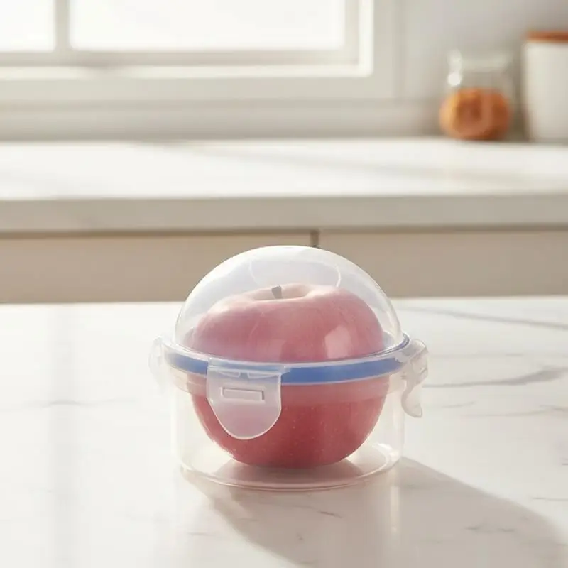 Portable Onion Storage Container Reusable Sealed Lid Food Grade Freezer Safe for Kitchen Fridge Veggie Organization