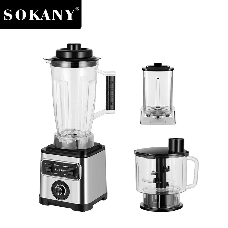 

SOKANY3333 Настенный выключатель Бытовая мясорубка 3-в-1 Машина для приготовления фасоли Дробитый лед Соковыжималка Блендер