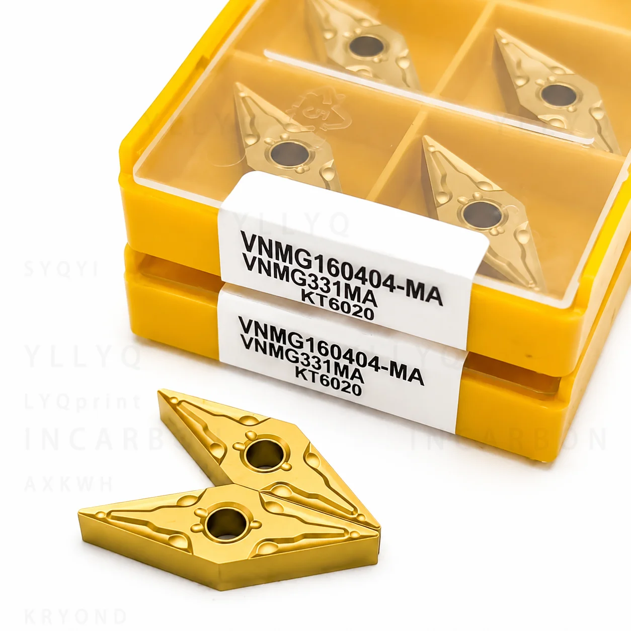 VNMG160404 Carbide Turning Inserts MA KT15 KT6020 KT735 for CNC Lathe External Tool Holder Metal Cutting Parts