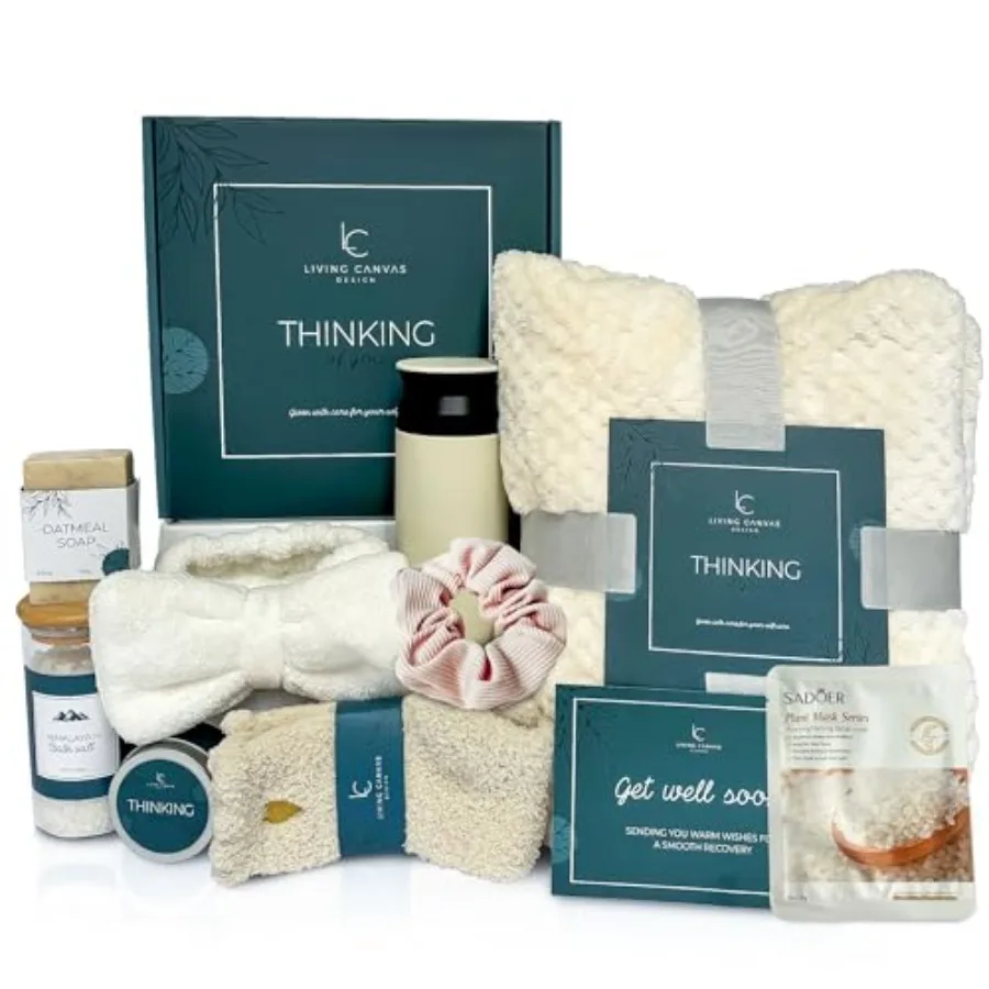 

Self Care Gifts for Women 11 Piece Womens Get Well Gifts for Mom Girlfriend Wife Daughter Women's Spa Gifts Baskets With Bath S