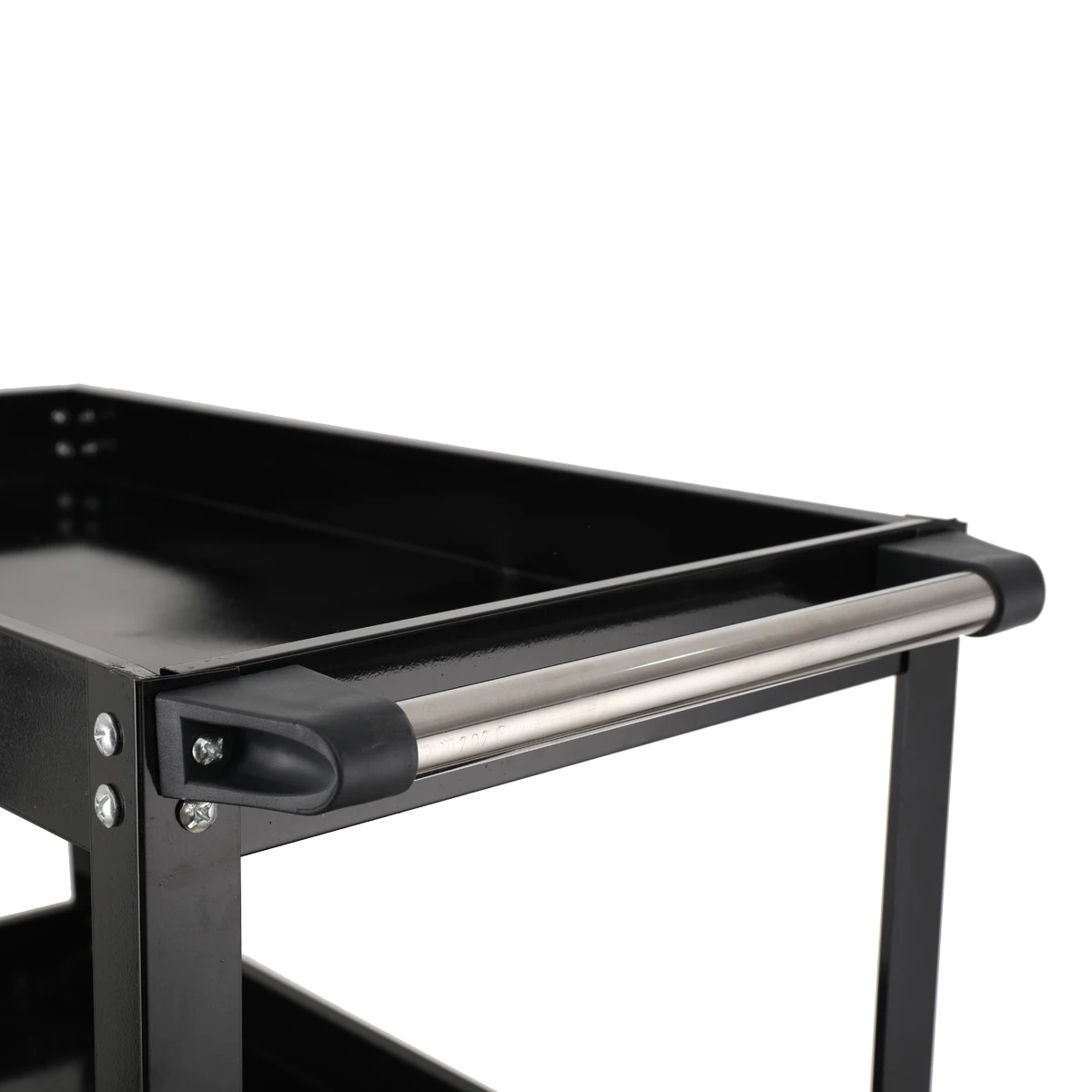 عربة دوارة من 3 طبقات مع عربة تخزين منظم للعجلات مع مقابض وعجلات قابلة للقفل منظم سلة تخزين متعدد الوظائف