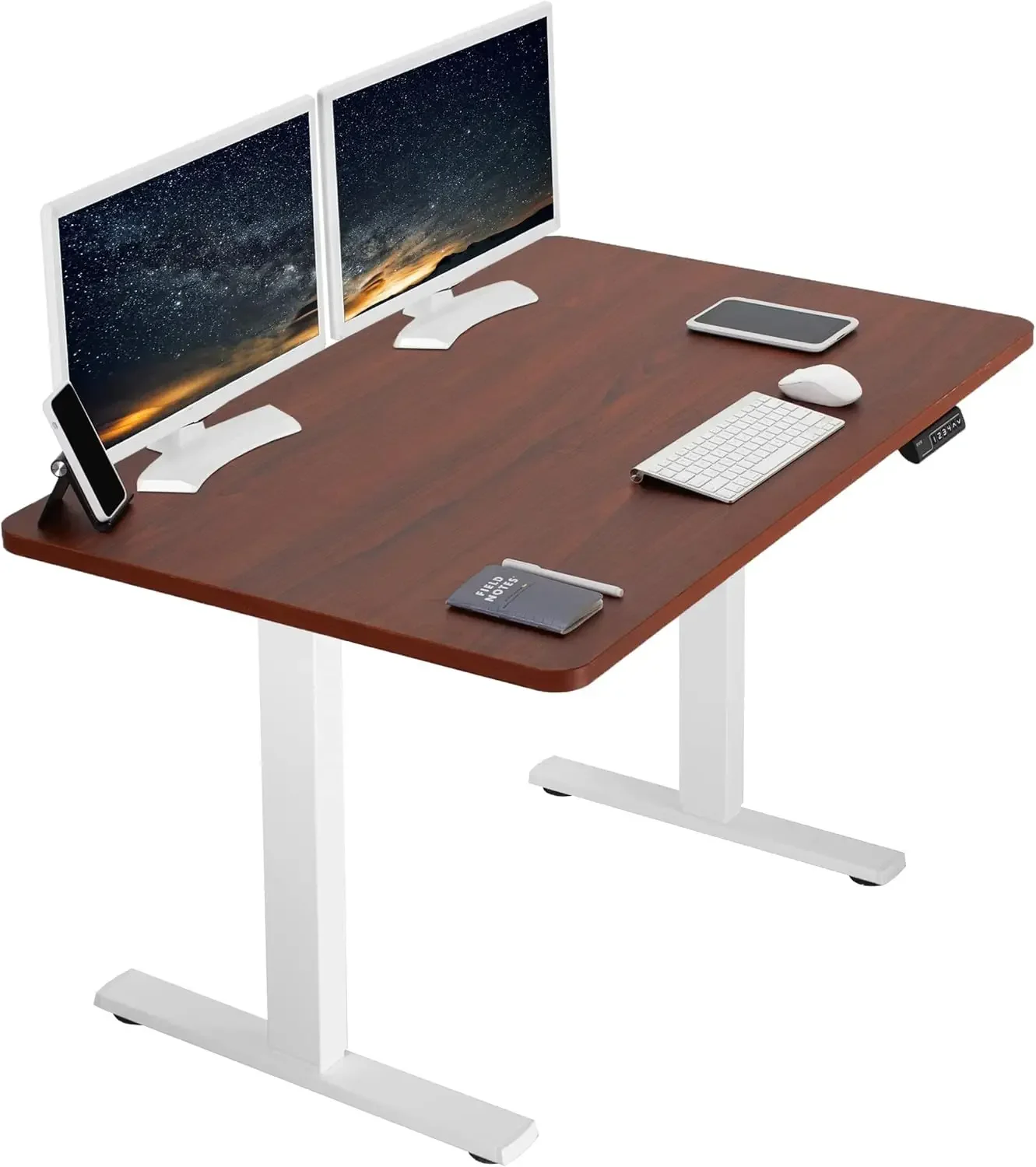 

Electric 48 x 30 inch Standing Desk Workstation, Memory Controller Height Adjustment, 1B Series, DESK-KIT-1W5D