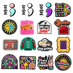Sunrony 5/10Pcs New Fashion Cartoon Focal Silicone Beads DIY KeyChain Pen Necklace Bracelet Accessories For Jewelry Making
