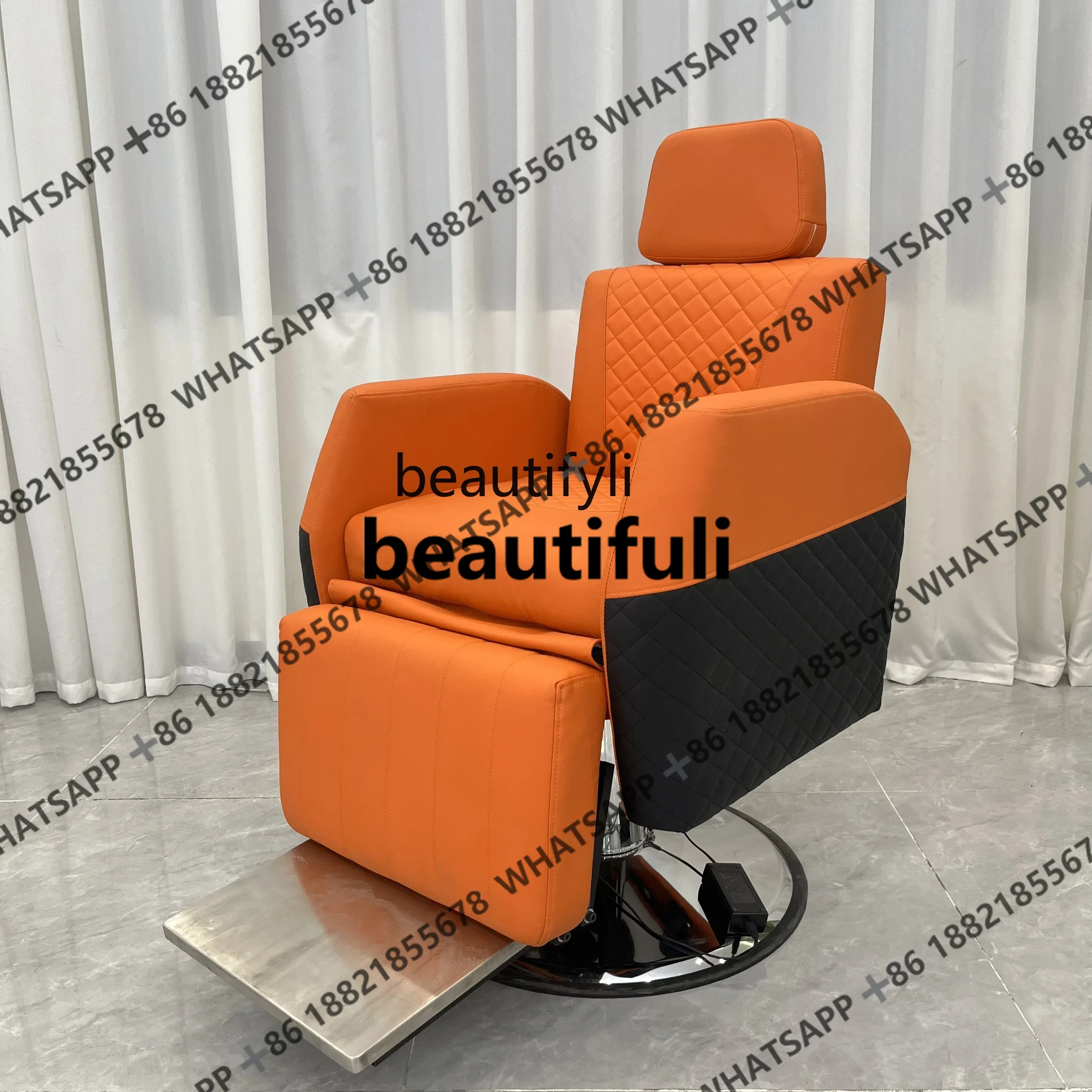 Hair Care Chai Head Therapy Chair Can Be Put down Physiotherapy Chair Beauty Hairdressing Chair Lifting plus-Sized Chassis