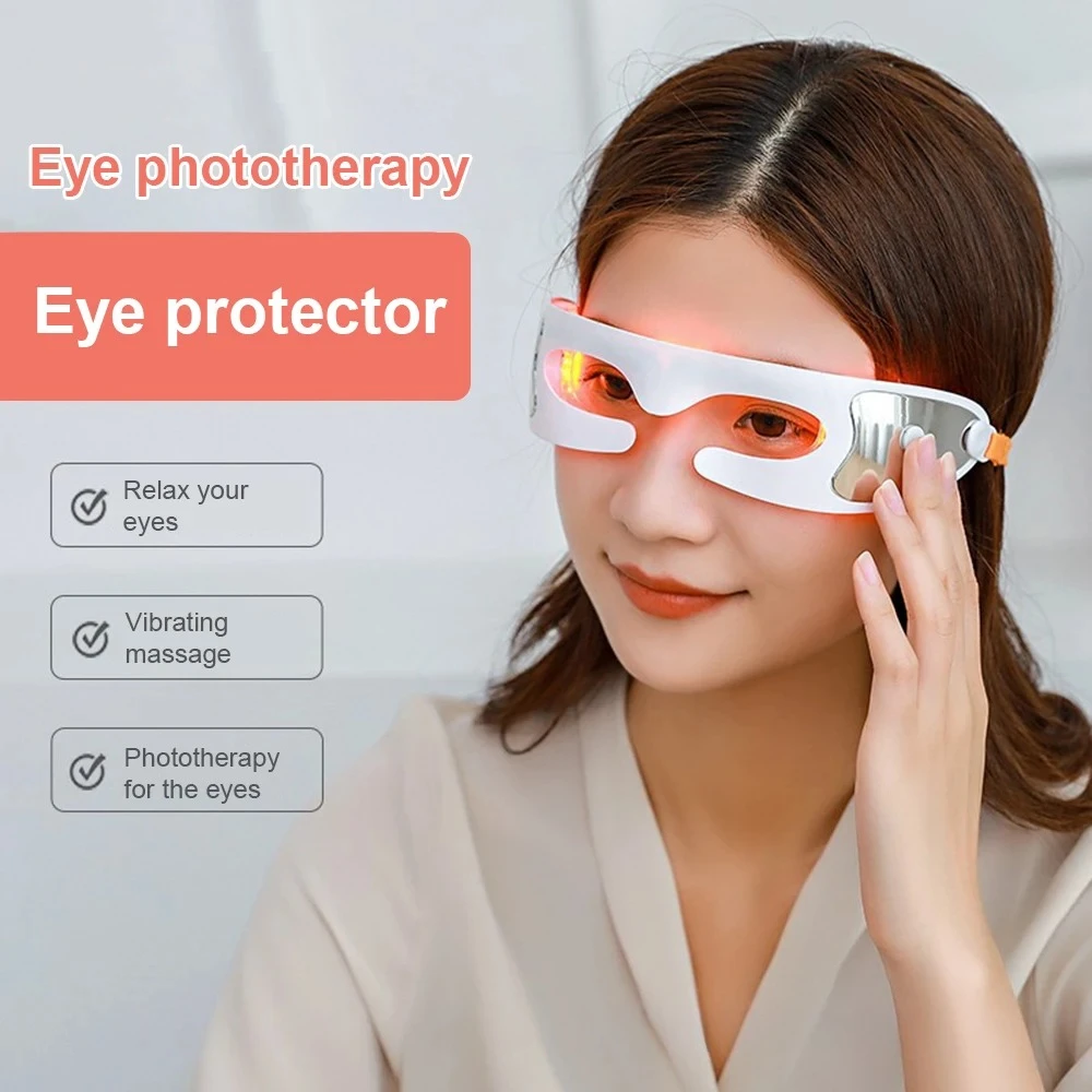 

SODOLUX Ionic Vibrating Relief Eye Bag Wrinkle R Electric Massager Led Eye Mask
