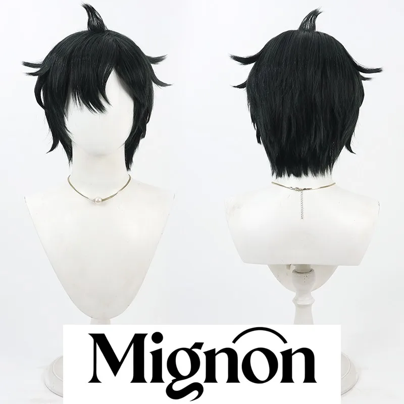 

Zenless Zone Zero Light Ever-Victorious Champion cosplay wig dark green spiky teased roots Halloween gift