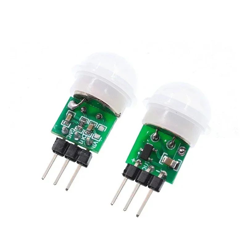 10pcs Mini IR Pyroelectric Infrared PIR Motion Human Sensor Automatic Detector Module AM312 Sensor DC 2.7 to 12V
