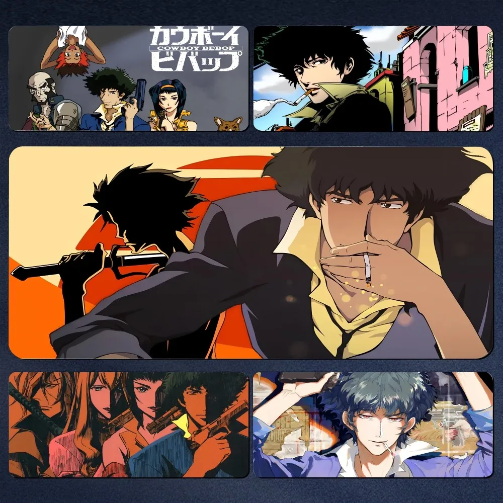 Anime Cowboy Bebop Mousepad Large Gaming Mouse Pad LockEdge Thickened Computer Keyboard Table Desk Mat