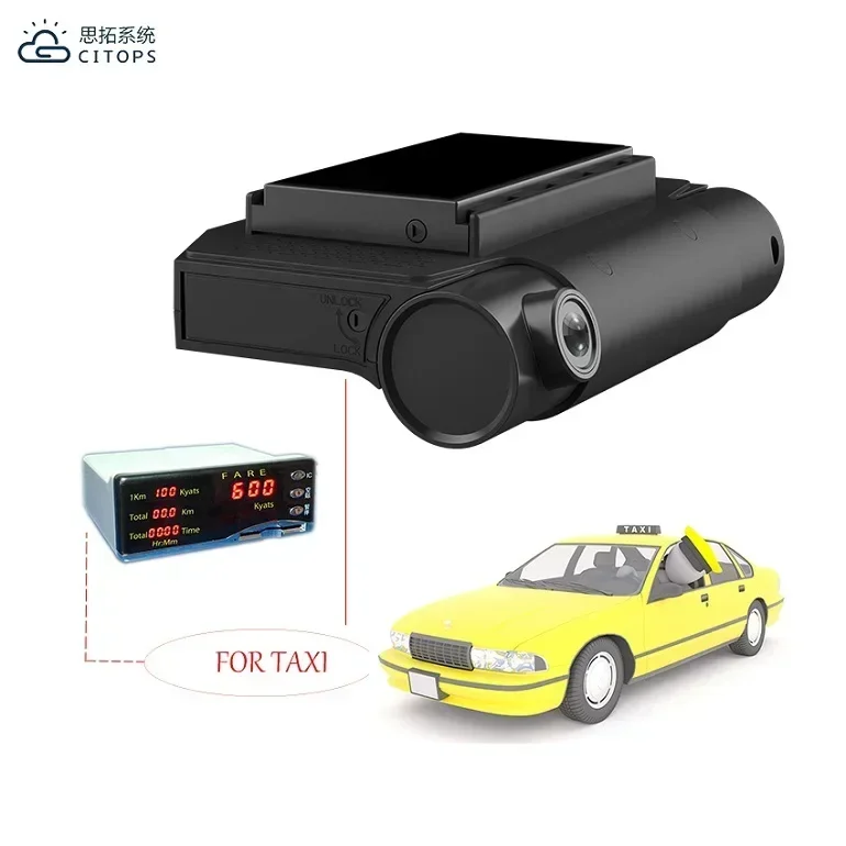 4g Video Remote Control Camera 2 Lens Car Dvr Wifi Gps Full HD Mobile Taxi Bus Truck Cctv Tracking Two Tf Card Mdvr