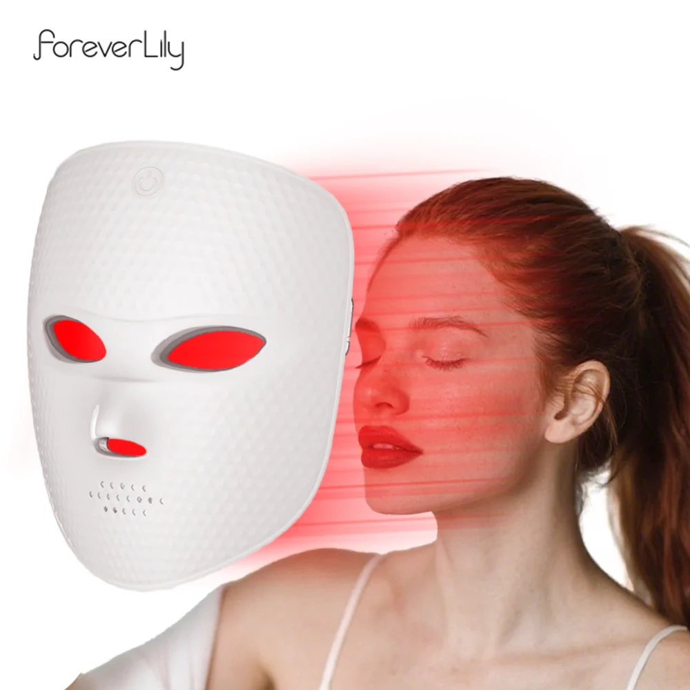 7 Colors LED Mask Photon Face Mask Skin Rejuvenation Repair Skin Facial Beatuy SPA Mask Wrinkle Remover Skin Care Wireless Use