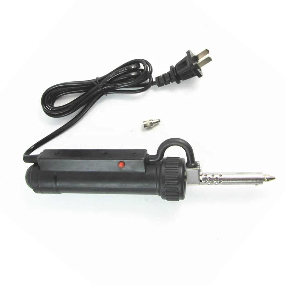 

Electric Vacuum Solder Sucker Desoldering Suction Pump Iron Gun Tin Soldering Repair Tool With 3 Nozzle EU Plug 220V 30W