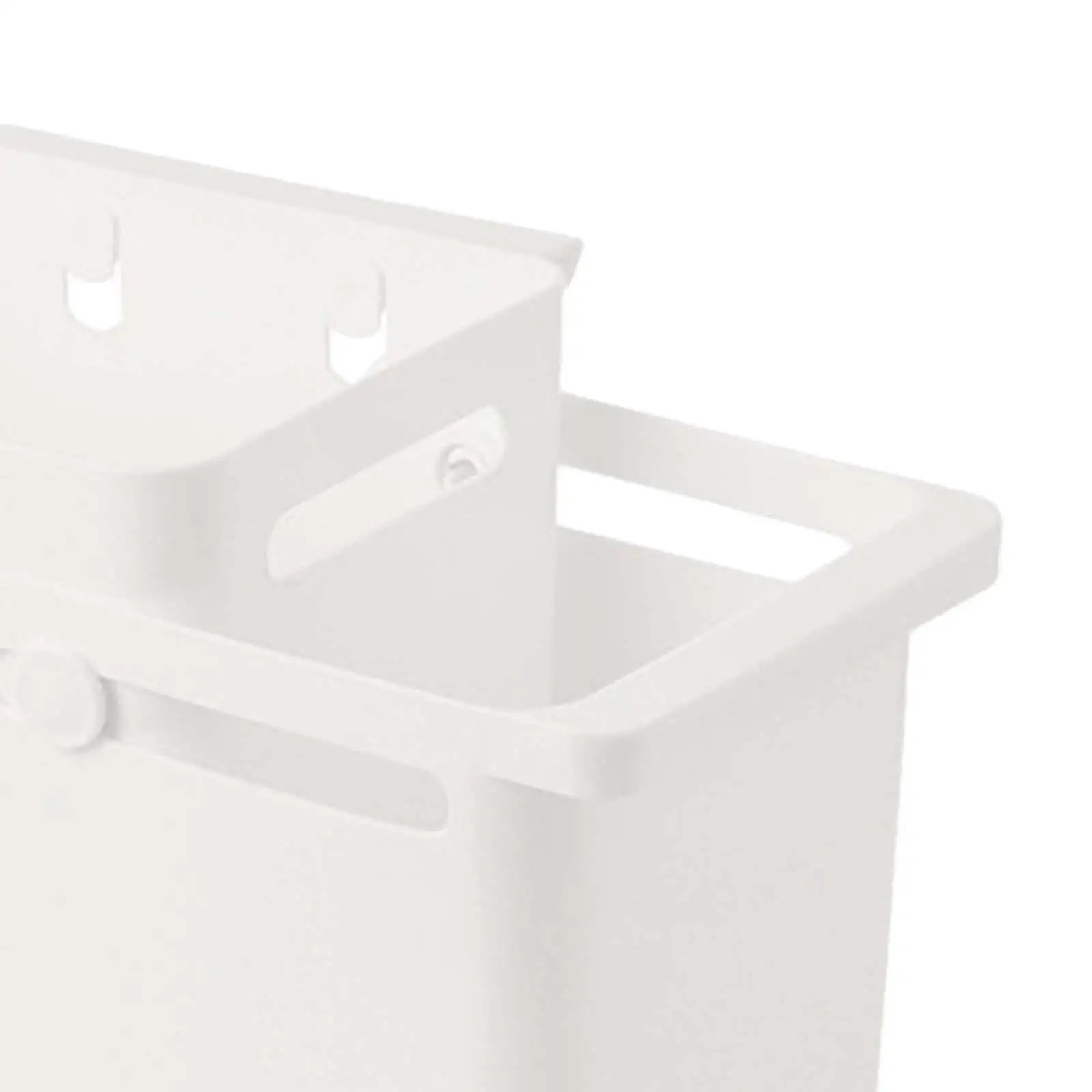 

Hanging Kitchen Trash Can Wastebasket Garbage Container Stylish Recycling Food Waste Bin Extendable for Bedroom Office Dorm