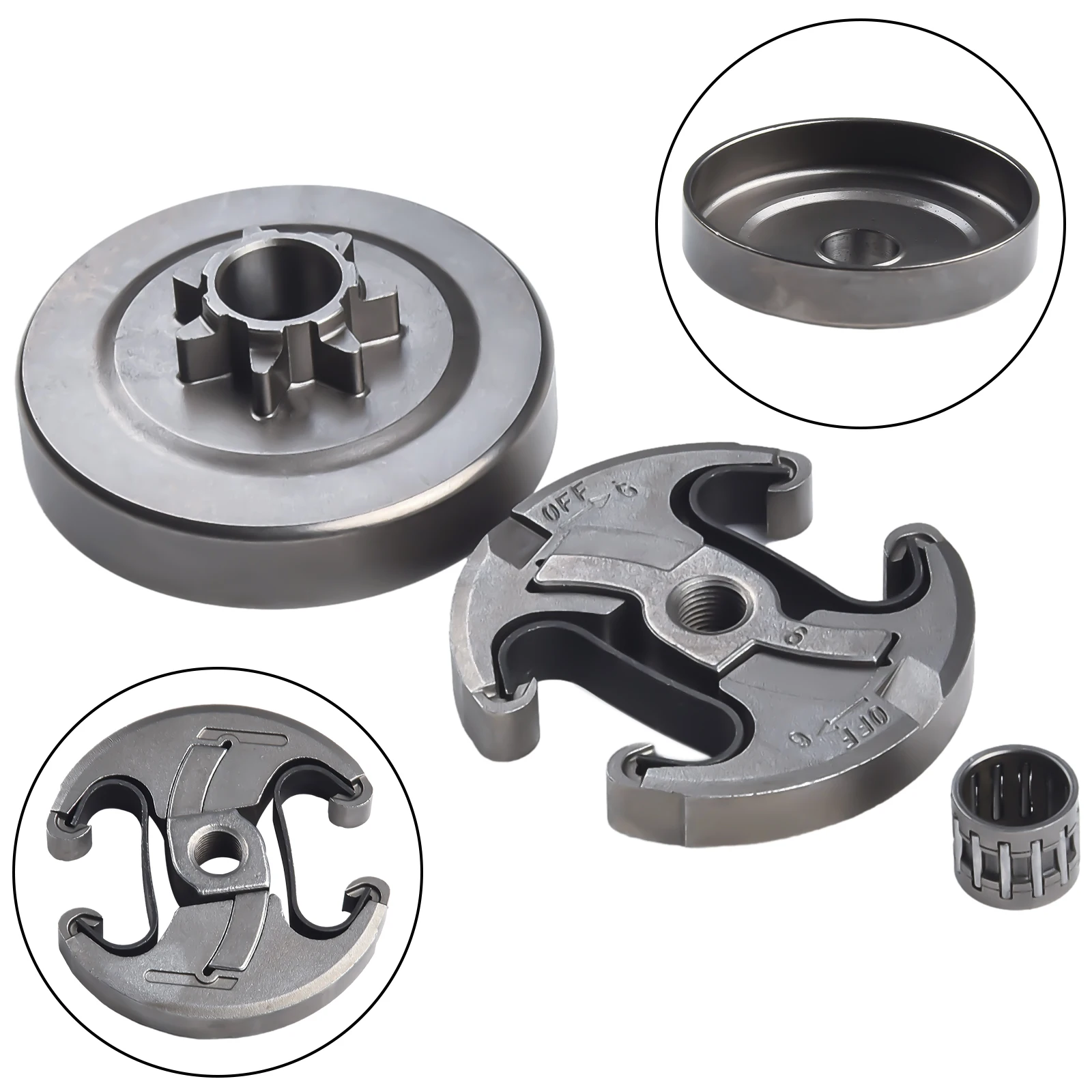 Practical To Use Power Equipment Outdoor Living Clutch Drum Bearing Kit For 455 460 For Rancher Chainsaw 325 7T