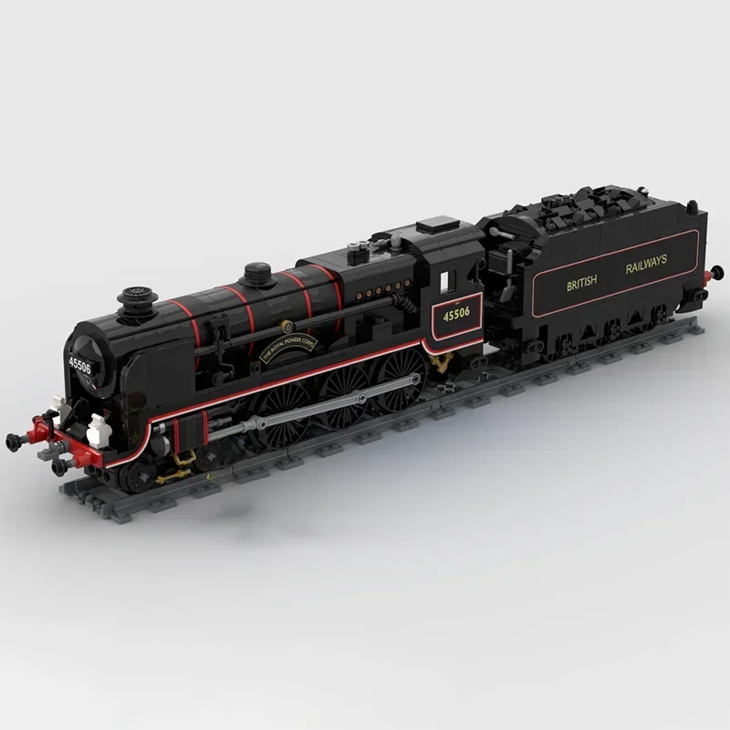 British Rail Standard Class 7 Locomotive Technology Modular Blocks Railway Train Model Moc Building Bricks Gifts Christmas Toys