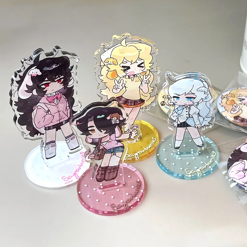 مخصص الخاص بك Standee أنيمي الشكل واضح الاكريليك الكرتون نموذج لوحة زخارف مكتب الصورة الدائمة علامة المفاتيح حامل للهدايا المشجعين