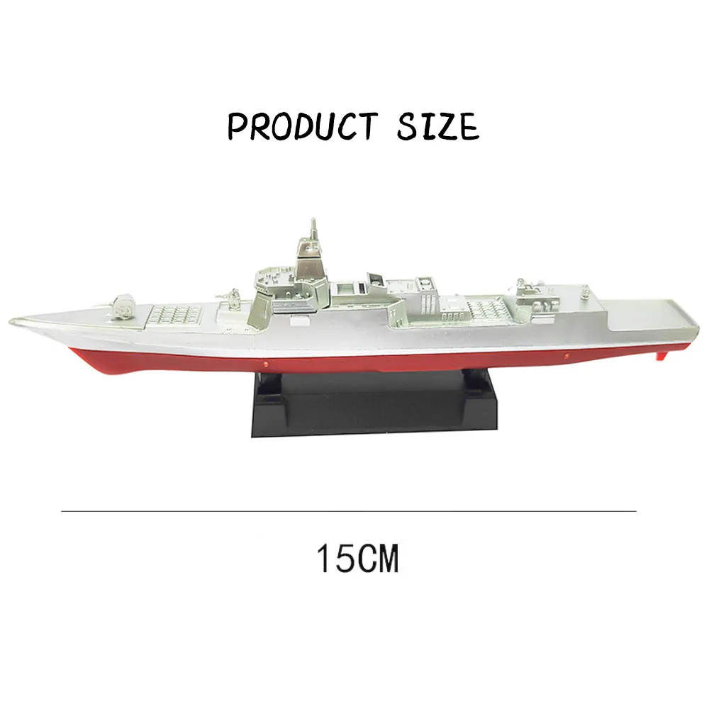 8pcs Assembly Ship Model USS Ronald Reagan Fujian Aircraft Carrier Undersea Boat 055 Destroyer Modern Military Warship Toy DIY