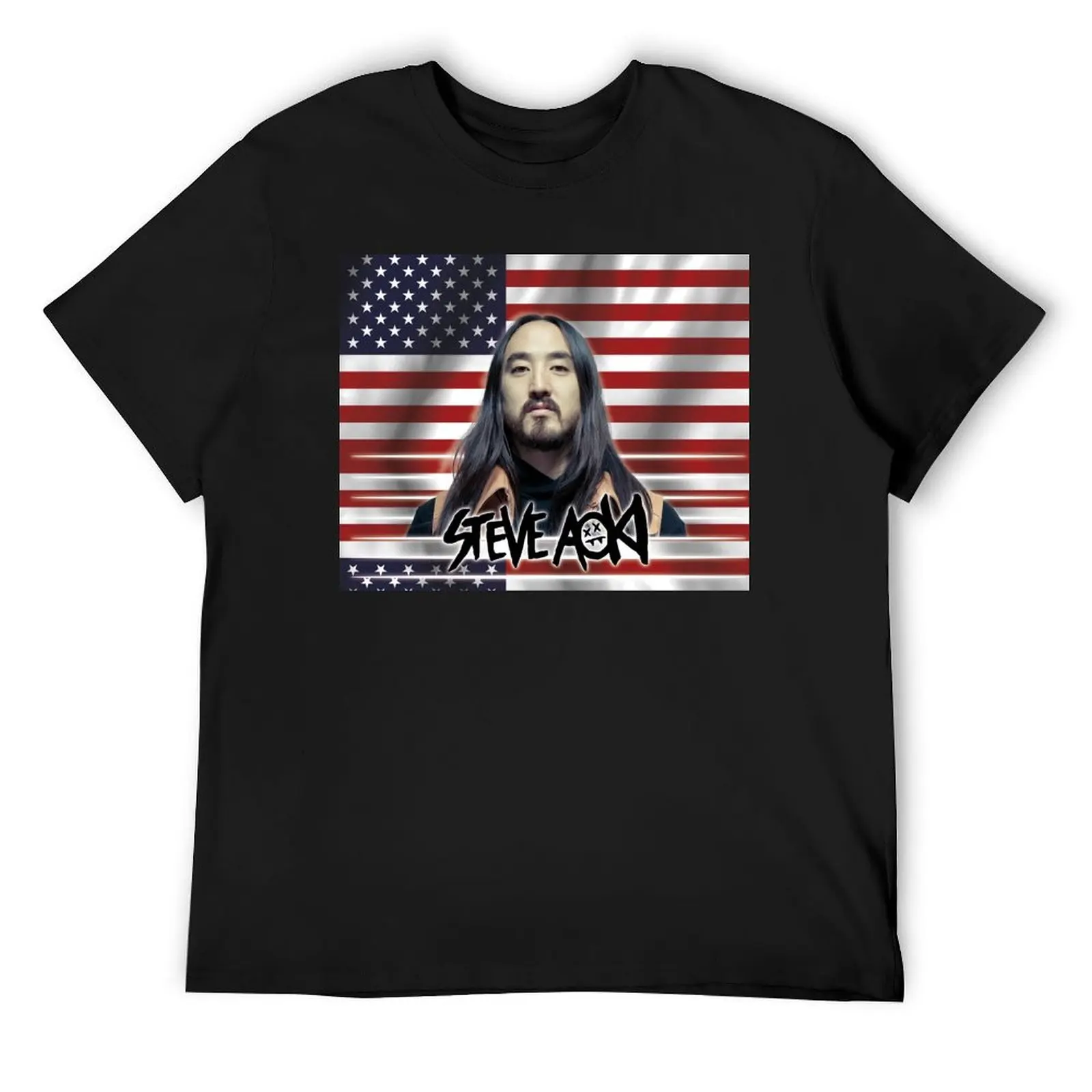 steve aoki T-Shirt anime tshirt graphics graphic t shirts T-shirt men