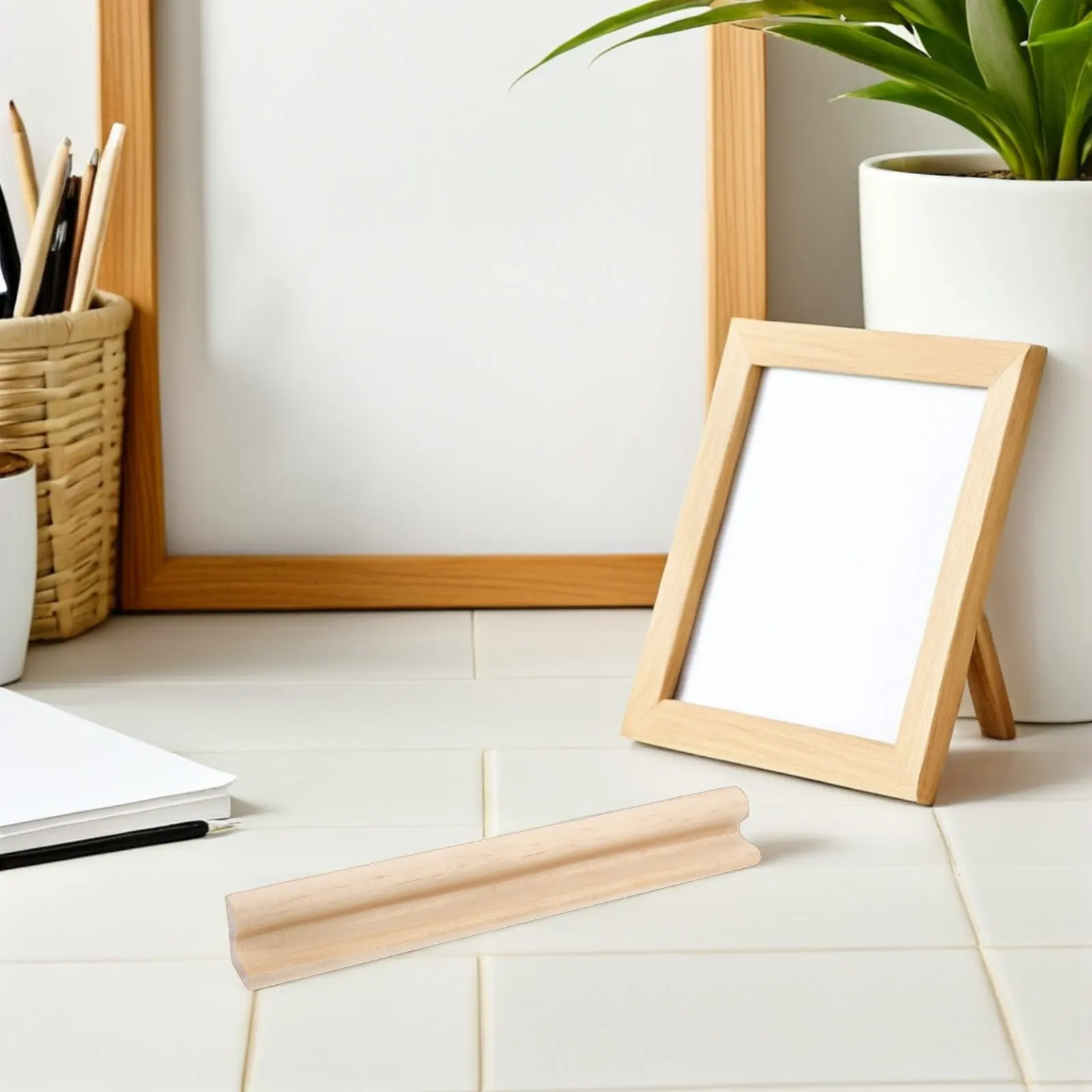 10Pcs 나무 도미노 베이스 스탠드 17Cm 자연 마감 안정적인 타일 홀더 게임 주최자 보드 게임 액세서리 편지 트레이