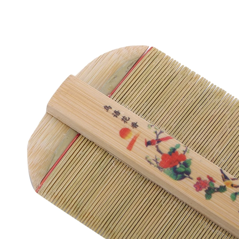 Wooden Comb  Sandalwood Super Narrow Tooth Wood Combs No Static Lice Beard Scraping Comb Hair Styling Tool