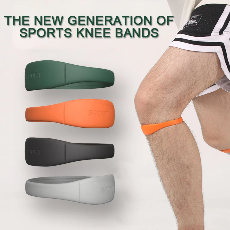 Fine Patella Band Basketball Knee Force Band Knee Joint Rope Ring Ring Leather Band Sports Knee Brace Elasticity