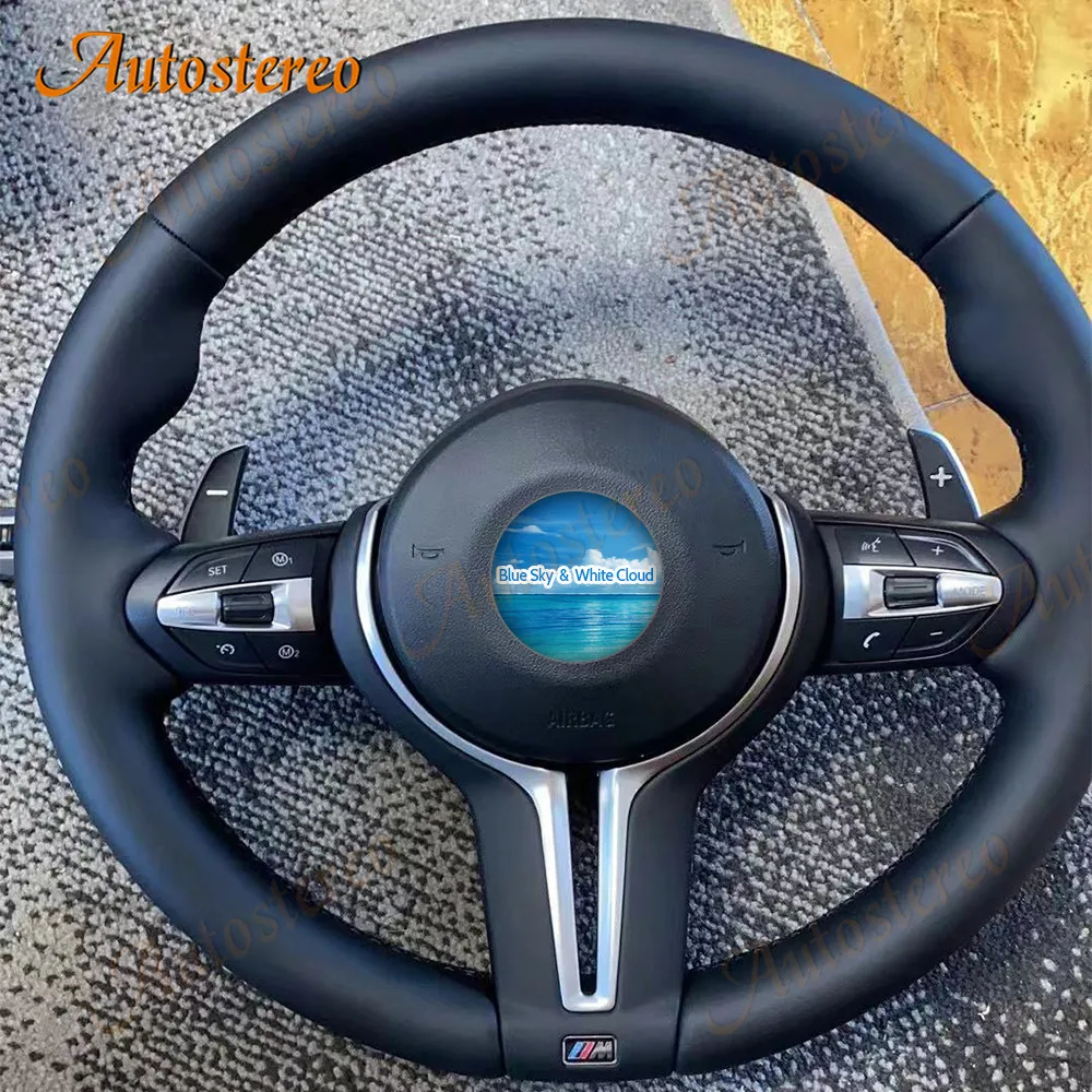 Car Steering Wheel Assembly For BMW 328M M3 1/2/3/4 Series X1/X3/X4/X5/X6 M2/M3/M4 Leather Retrofit Interior Auto Electronics